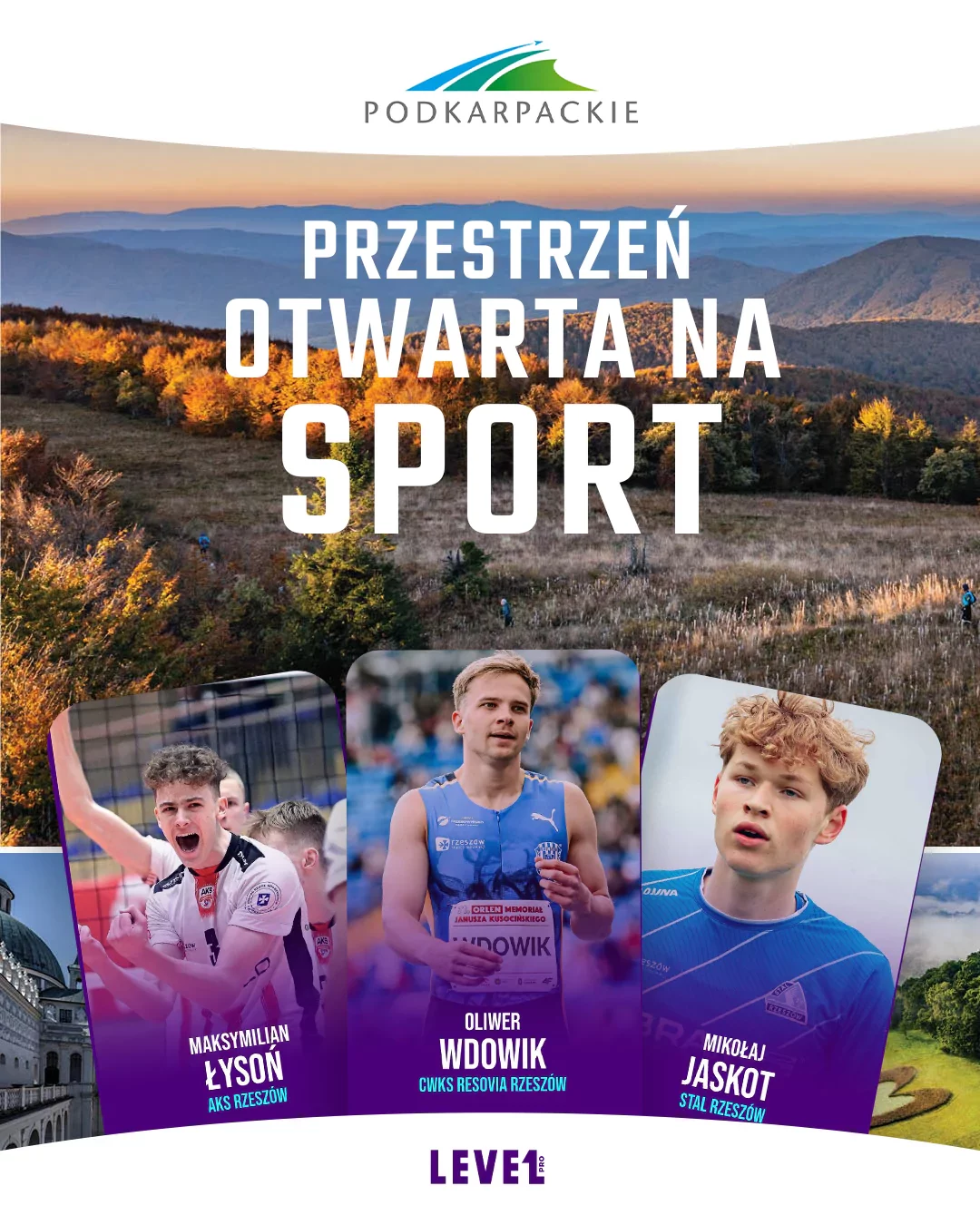 Reklama PODKARPACKIE na LEVEL PRO